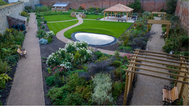 Cresswell Pele Tower Walled Garden image